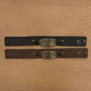 Lenny & Eva Genuine Leather Inspirational Bracelets | Boho Rustic Set